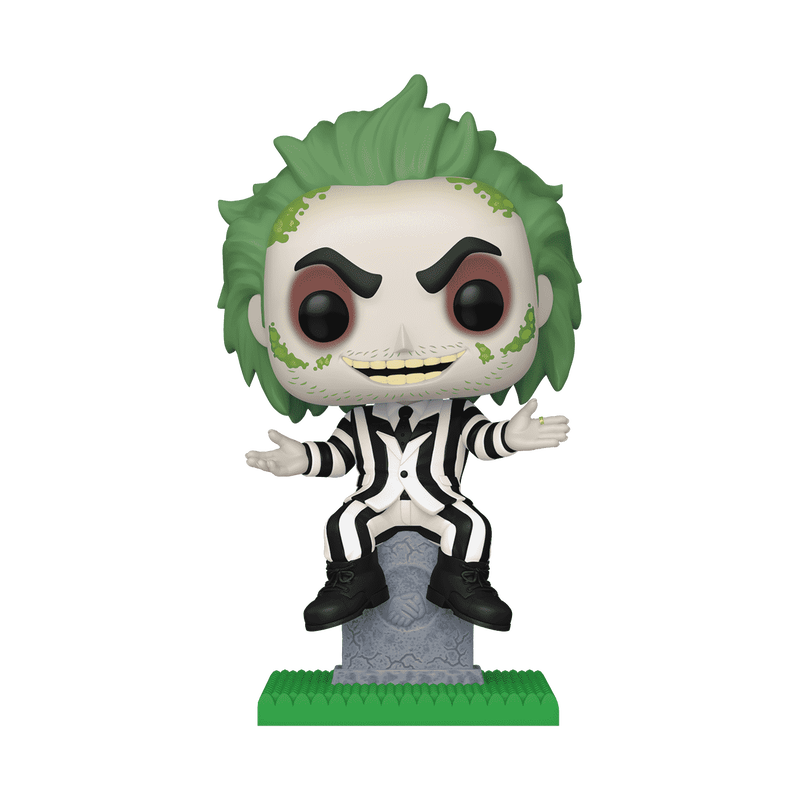 Pop! Plus Beetlejuice on tombstone