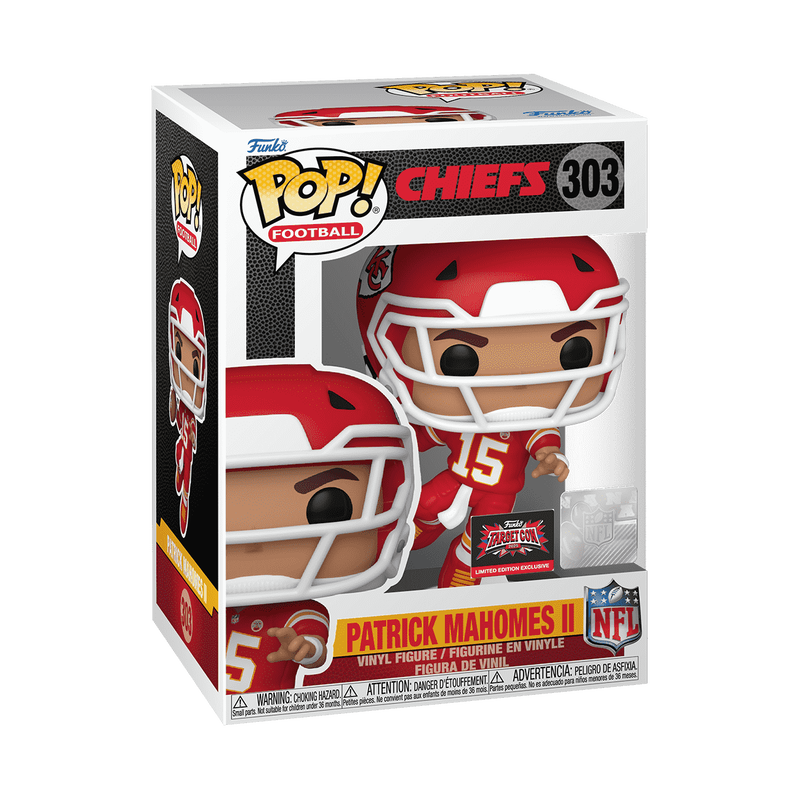 pop patrick mahomes ii red and gold uniform 303