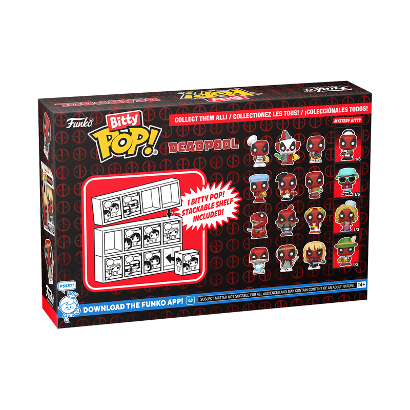Bitty Pop! Deadpool 4-pack serie 1