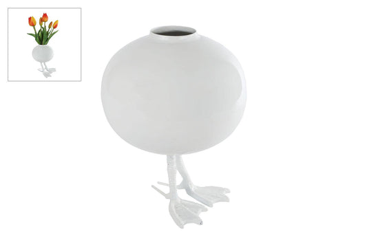 "Duck" vase on feet L