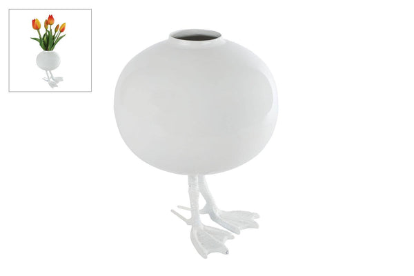 "Duck" vase on feet L