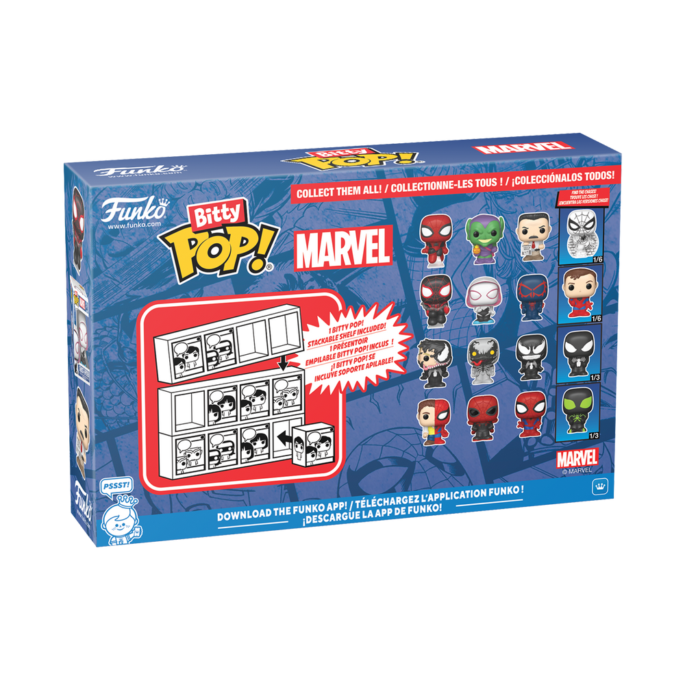 Bitty Pop! Spider-Man 4-Pack Series 3