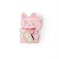 Pin’s Chat Chanceux Rose