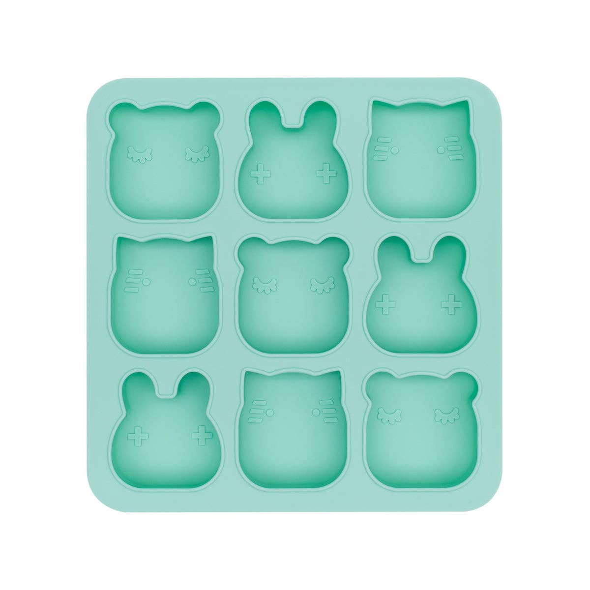 Ice cube tray/Freeze &amp; Bake Poddies mold - Mint