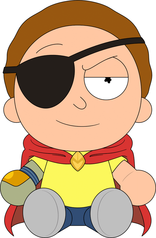 Evil Morty Peluche (9in)