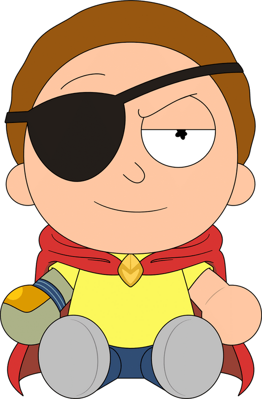 Evil Morty Peluche (9in)