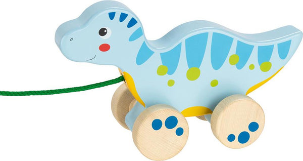 Pull-Along Animal - Blue Dinosaur