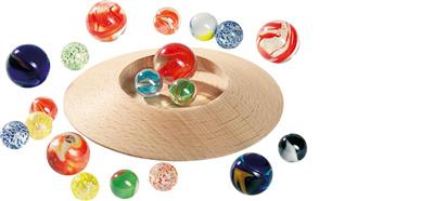 Marble game with board