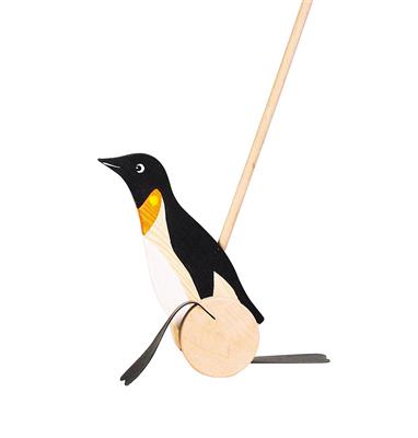 Pinguïn, een dier om te duwen