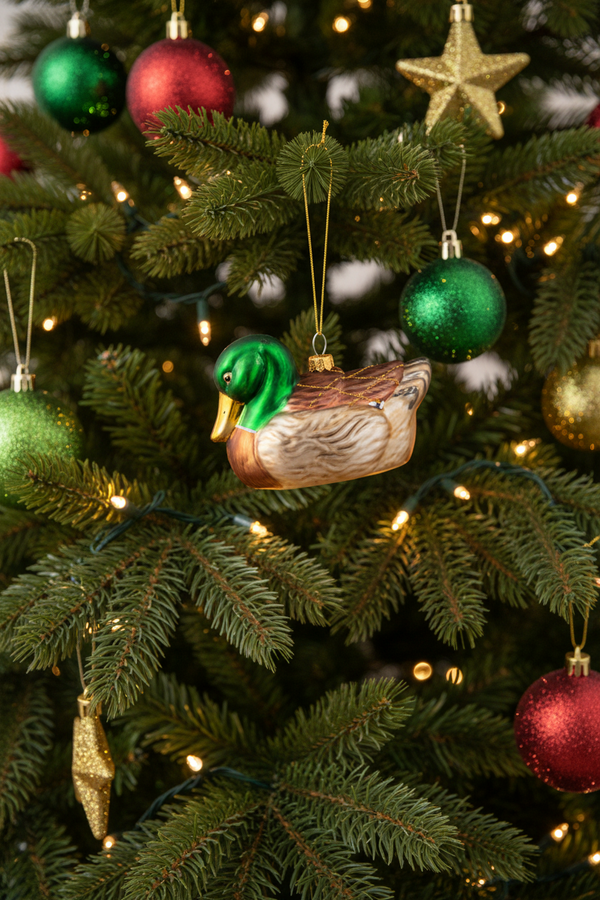 Mallard Duck Christmas bauble