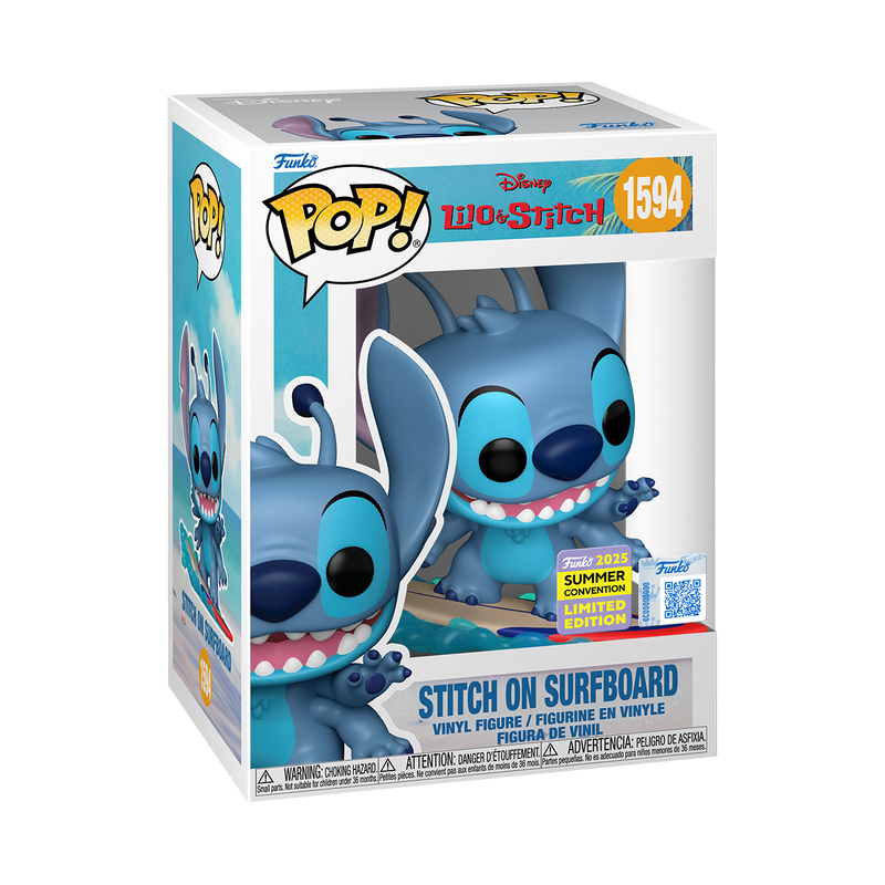 Pop! Stitch on Surfboard