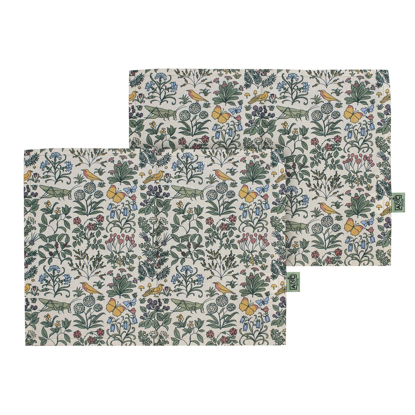 Napperons et serviettes Voysey - Botanical Garden
