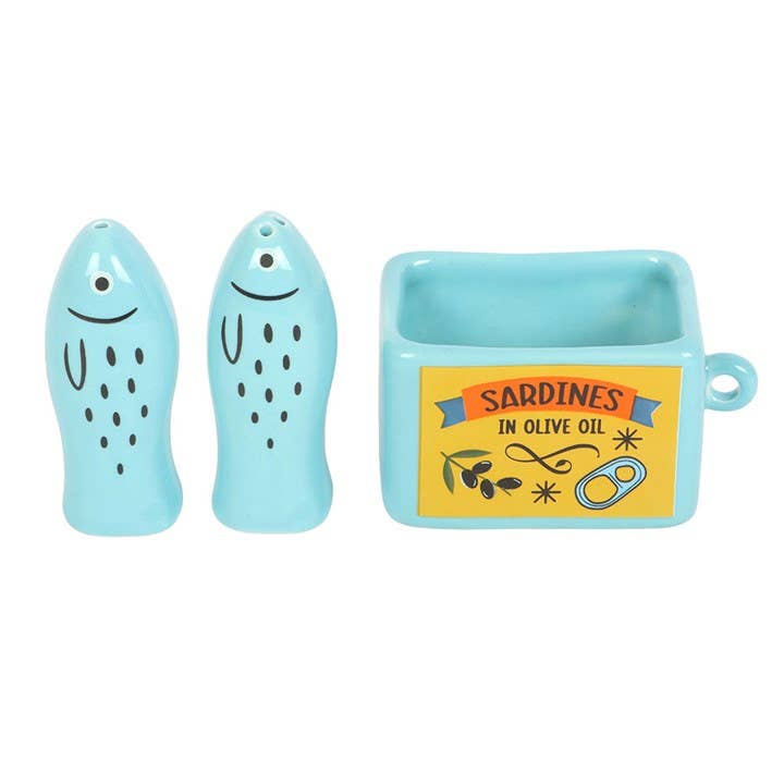 Salière et poivrière Sardines