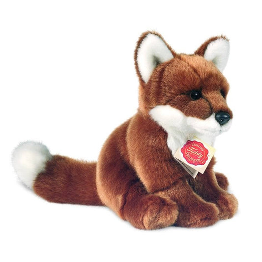 Sitting Red Fox Plush Toy