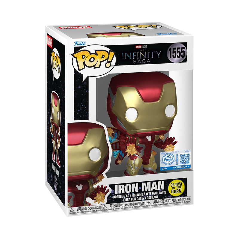 Pop! Plus Iron Man (Glow) #1555
