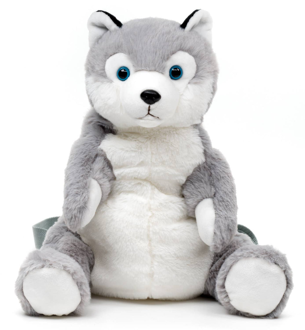Husky plush backpack