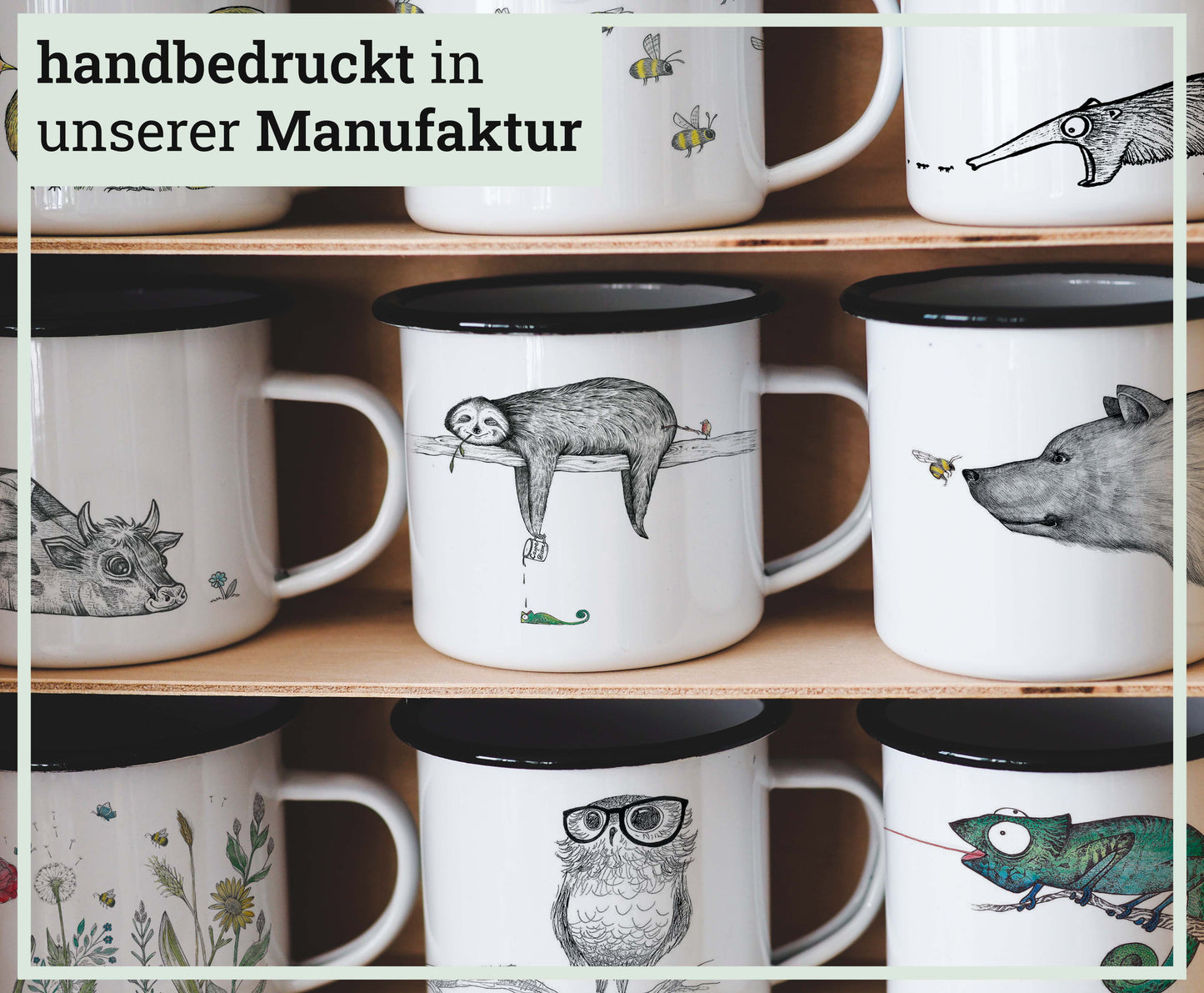 Tasse émaillée – Homard