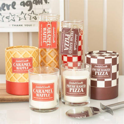 Freshly baked pizza scented candle
