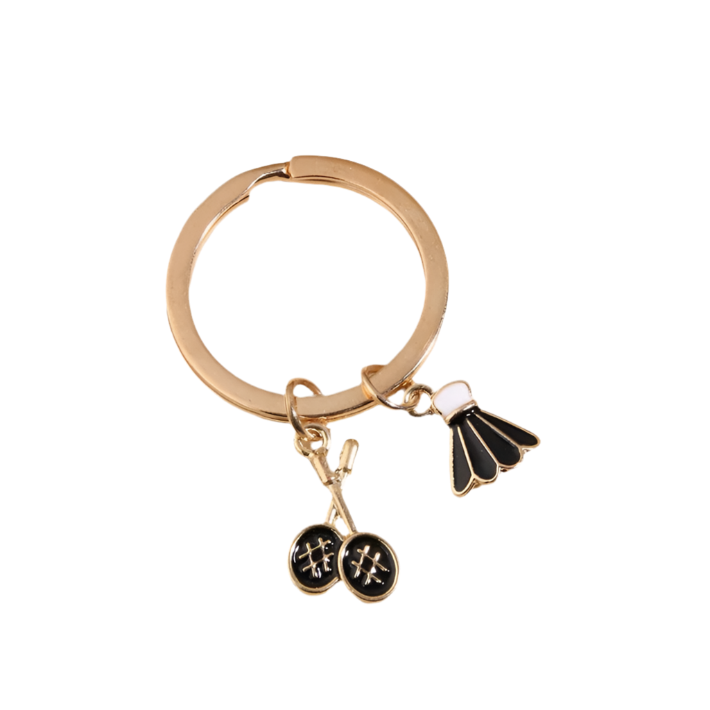 Badminton keychain