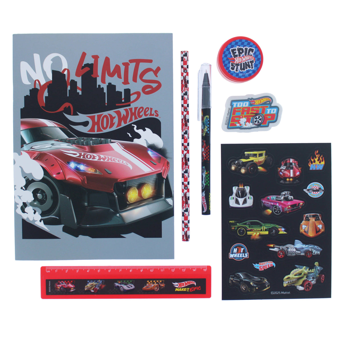 Hot Wheels Stationery Set