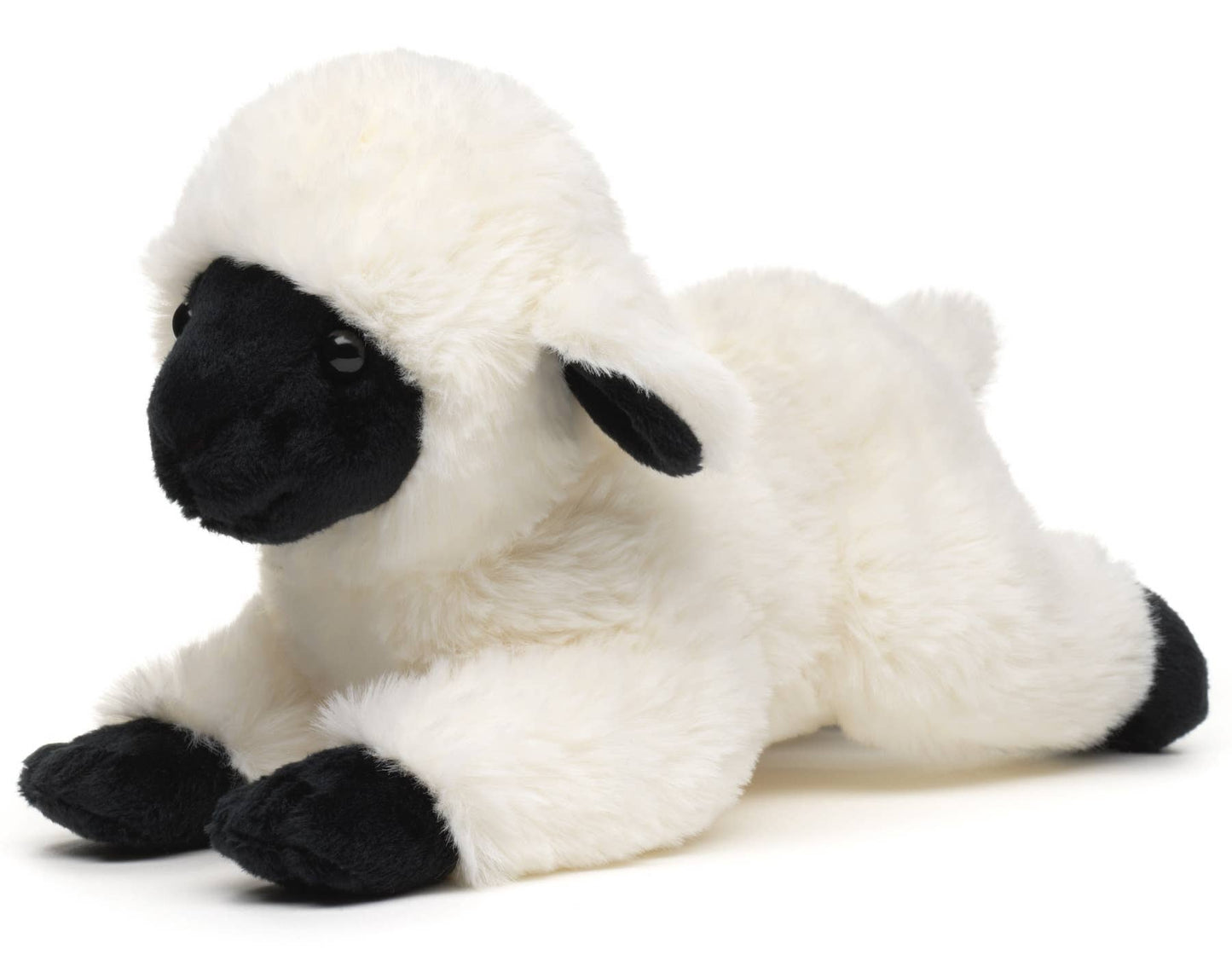 Peluche Agneau Noir du Velay couché