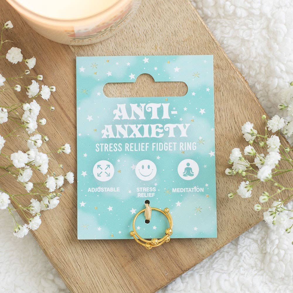 "Rain or Shine" anti-anxiety ring