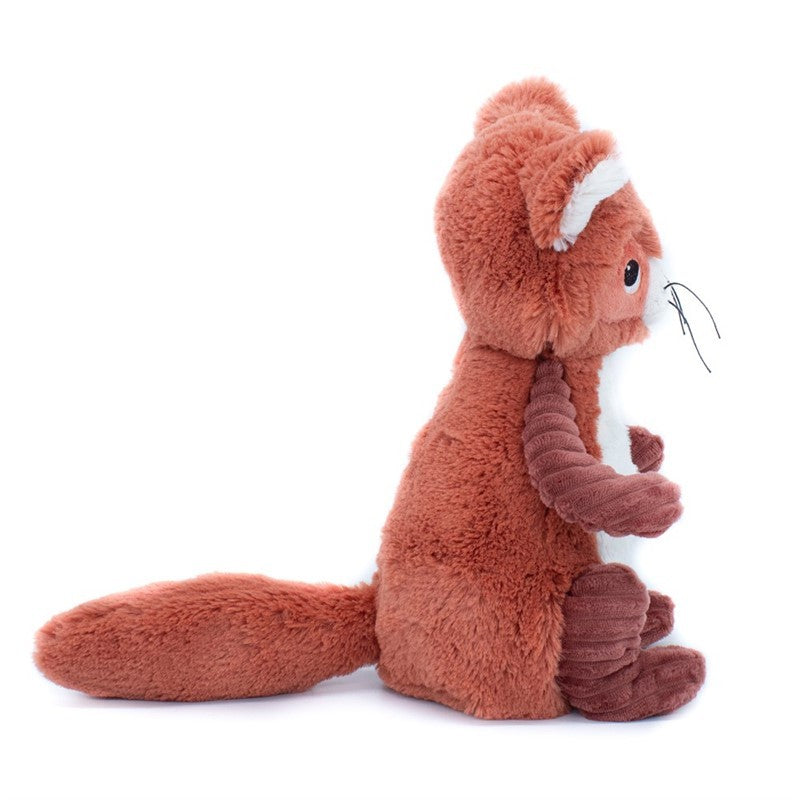Peluche raton laveur Netoitou terracotta – Les Ptipotos – vue 3