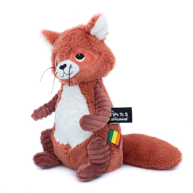 Peluche raton laveur Netoitou terracotta – Les Ptipotos – vue 4