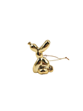 Kerstversiering "Gouden ballonhond"
