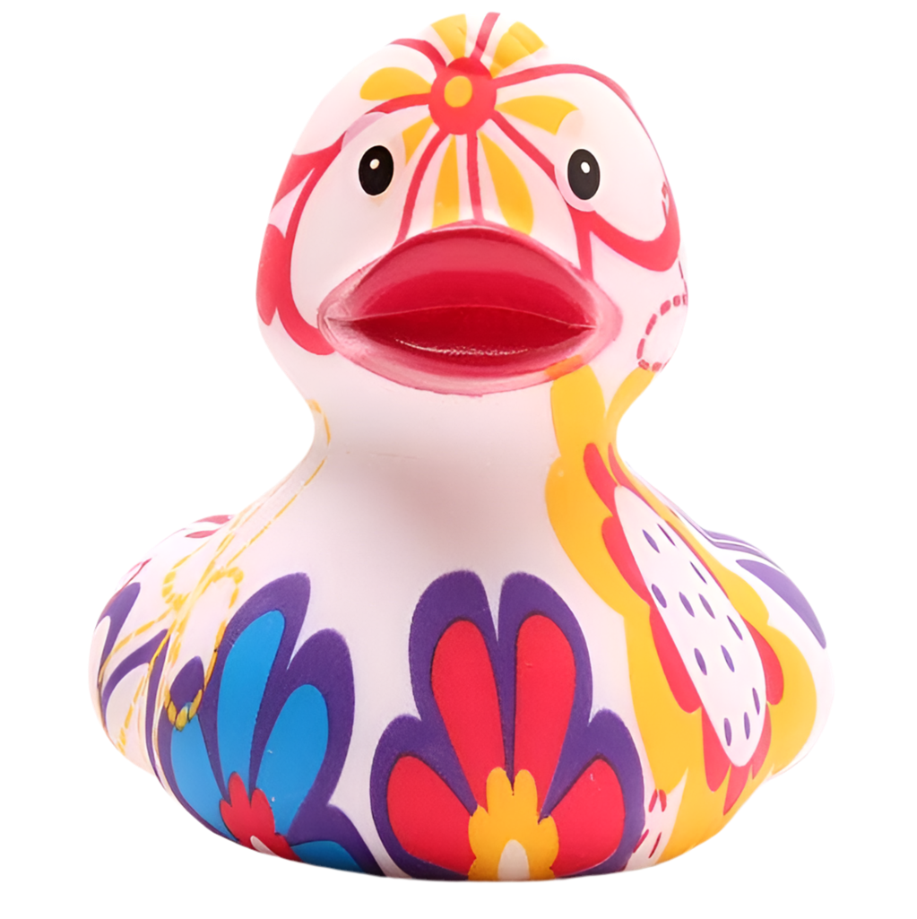Classic Flower Power Duck