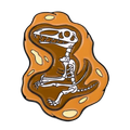 Fossiele Pterodactylus-speld