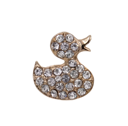 Rhinestone Duck Pin