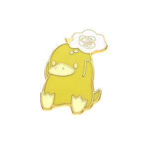 Pin's Canard Jaune Embrouillé