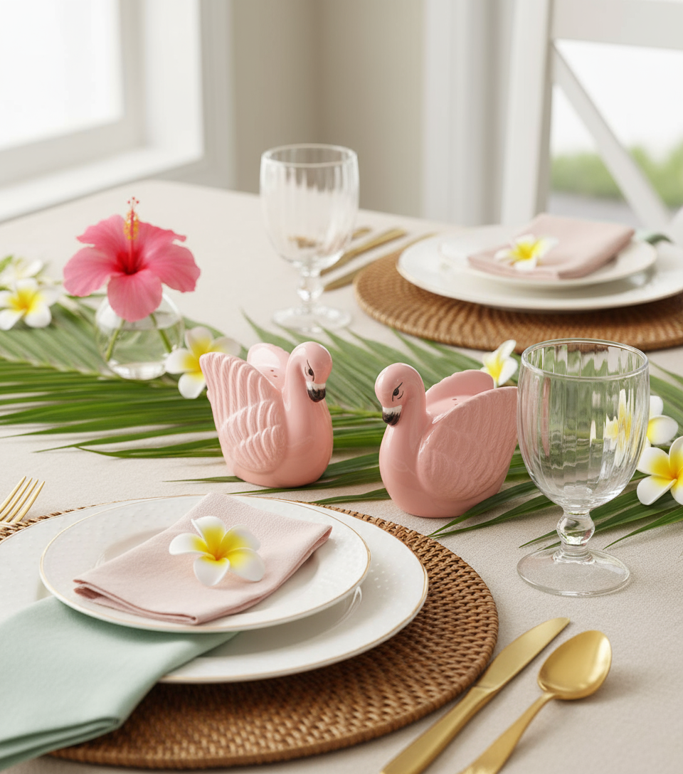 Flamingo Salt and Pepper