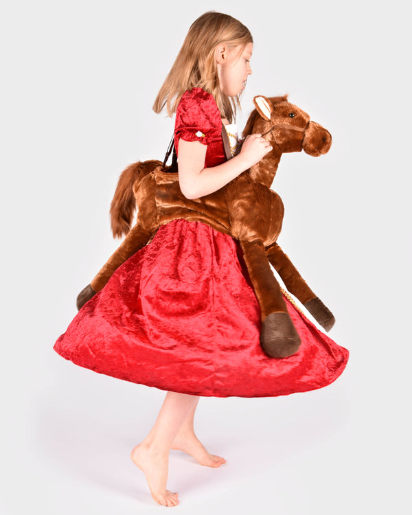 Ride-on horse costume one size 80 x 80 cm