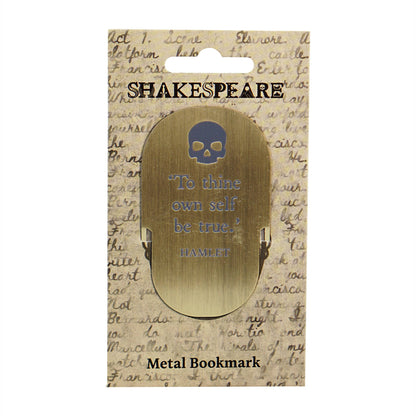 Marque-page en métal Shakespeare - Hamlet