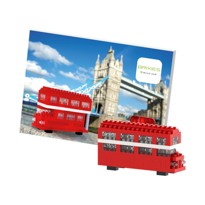 Carte postale BRIXIES Bus Anglais