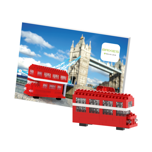 BRIXIES English Bus Postcard