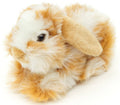 Peluche Lapin Tête de Lion Doré Couché