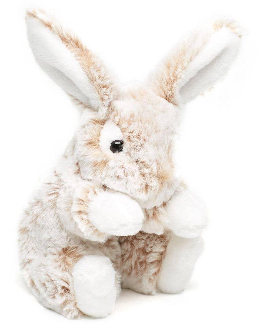 Plush bunny with droopy or plain ears