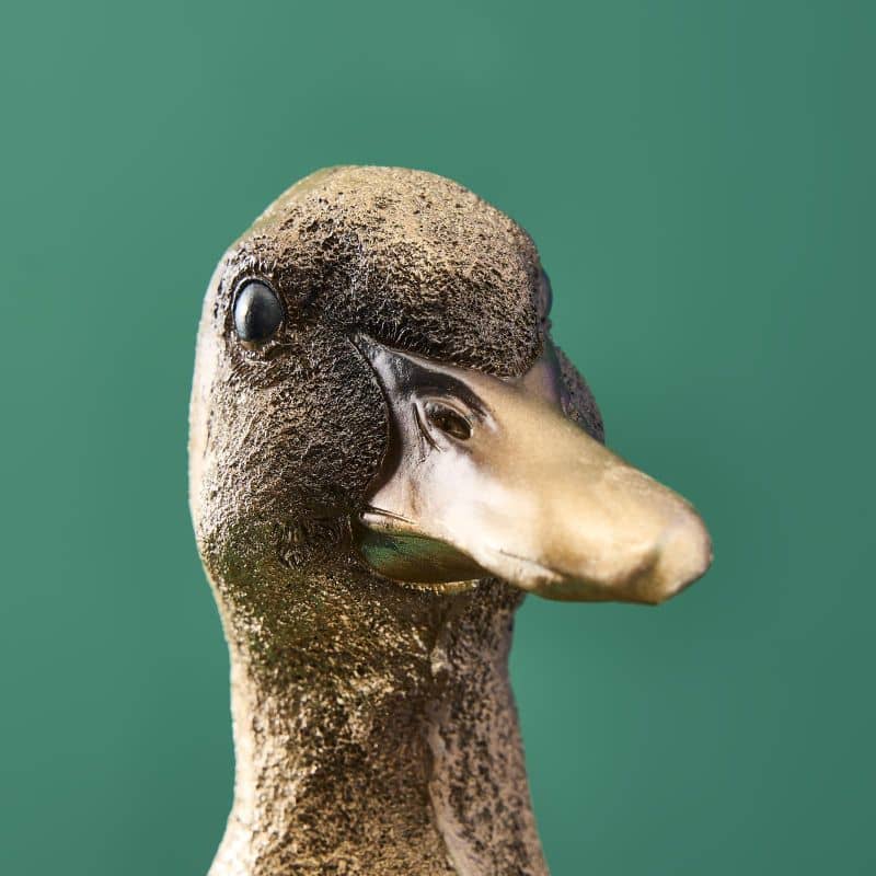 Gold Duck Card Holder, Resin