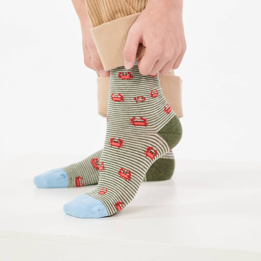 Chaussettes Enfant Animaux - Crabe