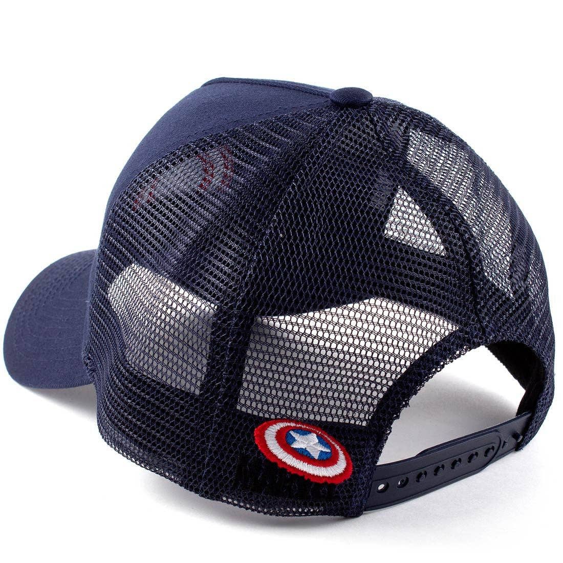 casquette trucker marvel captain america cotton division