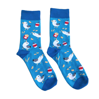 Chaussettes - Mouettes et snacks