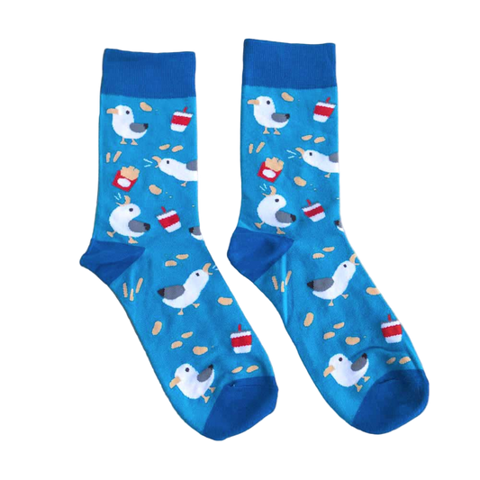Chaussettes - Mouettes et snacks