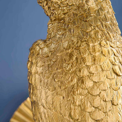 Percy Parrot Wall Sconce, Gold/Turquoise