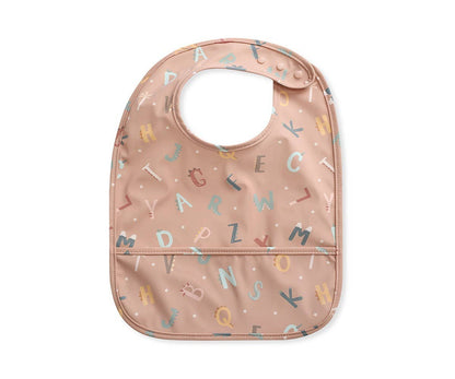 Bavoir Imperméable Lettres de l'Alphabet Rigolotes