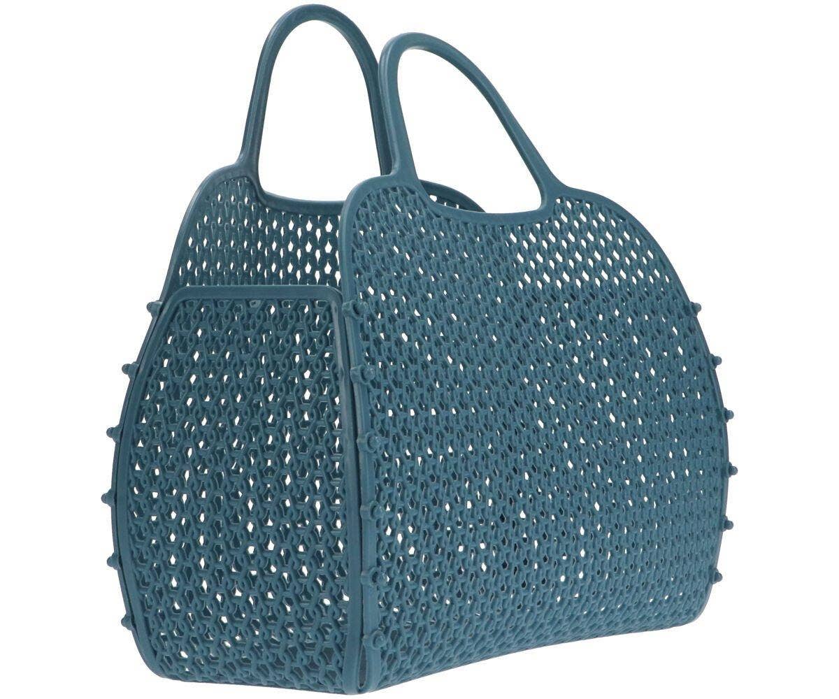 Teal Blue Vintage Retro Bag