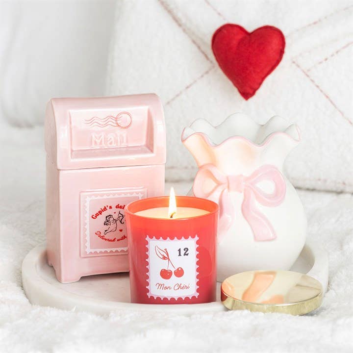 Valentine's Day Cherry Blossom Candle "My Darling"