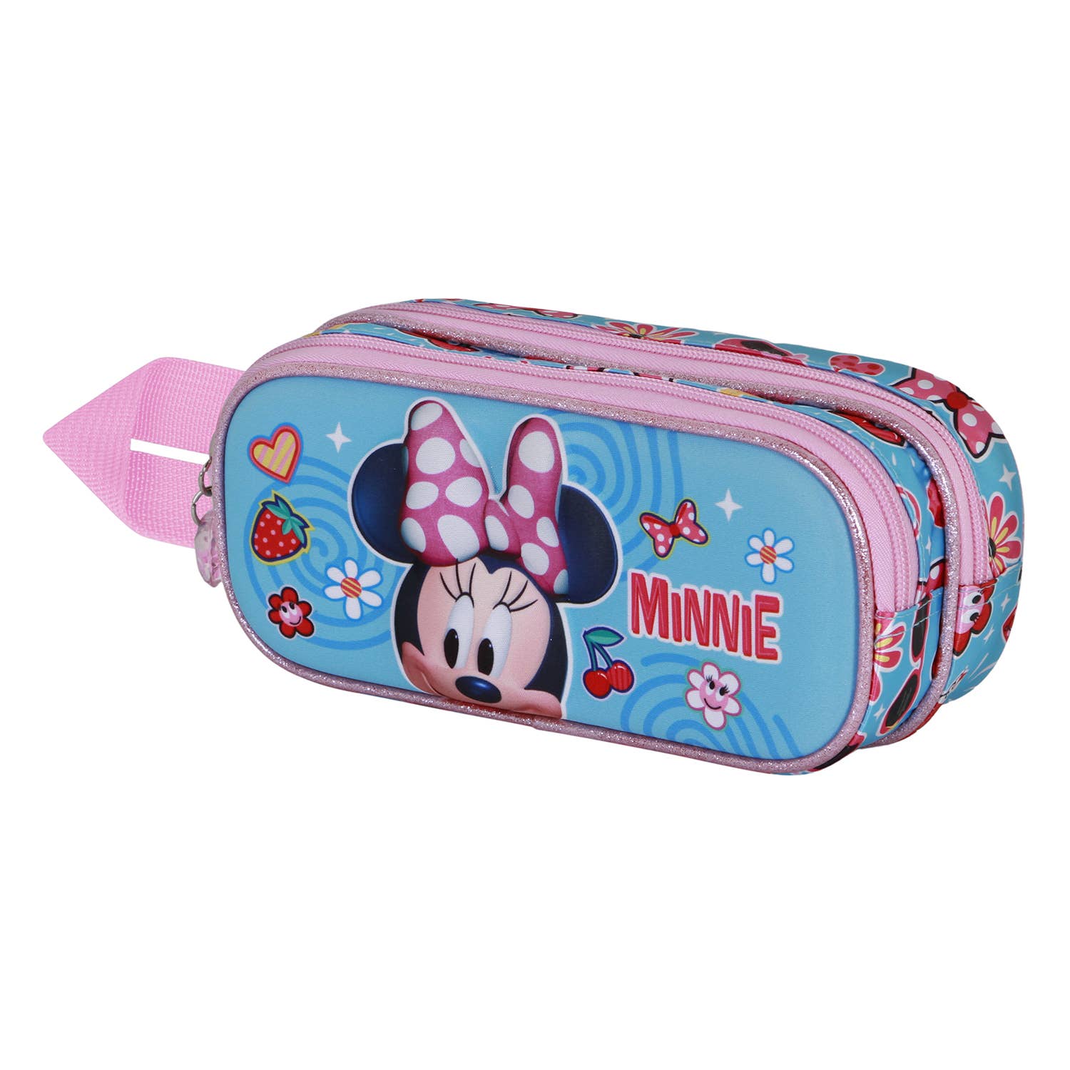 Disney Minnie Mouse Happiness-3D Double Pencil Case
